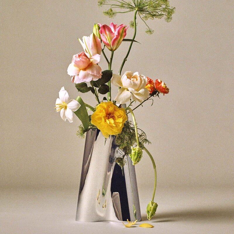 Georg Jensen Lituus vase medium 35,3 cm blank