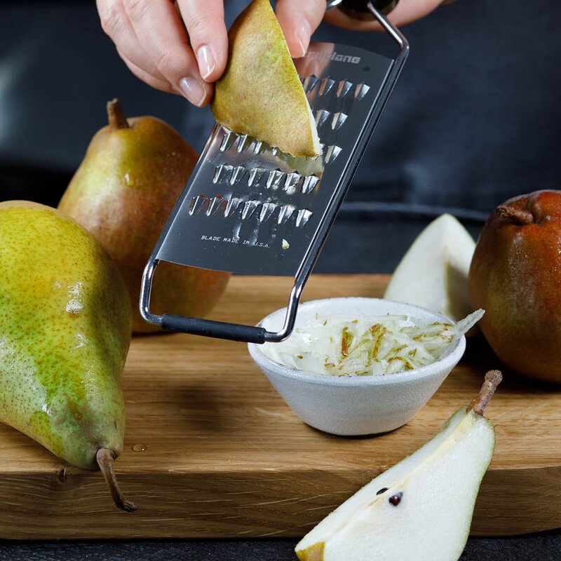 Microplane Gourmet Fine Julienne rivjern svart