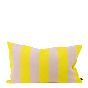 A World of Craft Carla putetrekk 30x50 cm gul/lys rosa