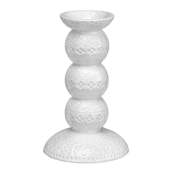 Cultdesign Orient antik lysestake 14 cm hvit