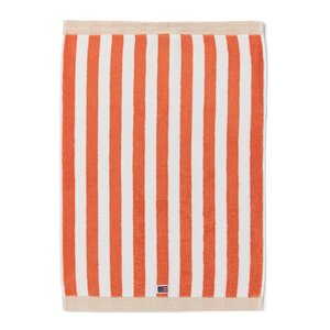 Lexington Håndkle blokkstriper 50x70 cm peach melon