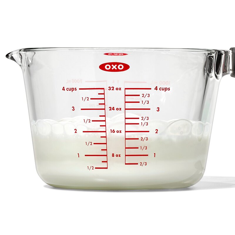 Oxo Målebeger 1L glass