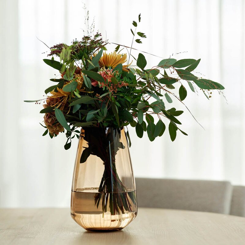 Magnor Optique vase 27 cm Light topaz