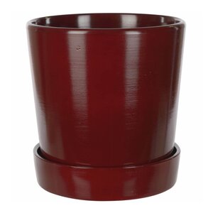 GUS Design Haga XL potte med fat Ø19 H20 cm rød