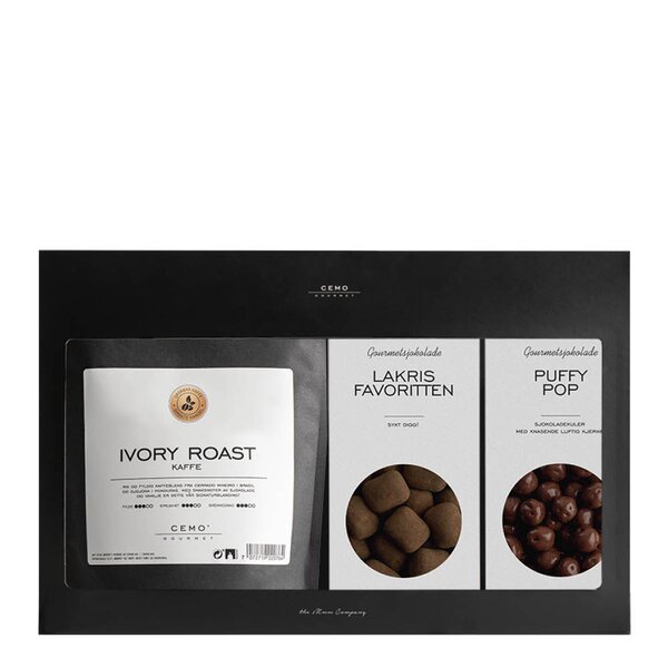 Cemo Gaveeske med kaffe, sjokolade og lakris 