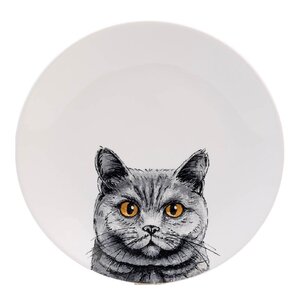 Sögne Home Moments of calm tallerken 21 cm katt