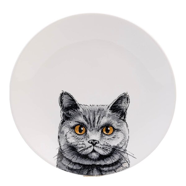 Sögne Home Moments of calm tallerken 21 cm katt