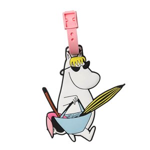 MoominArabia Mummi bagasjelapp 19 cm Snorkfrøken Ferieklar