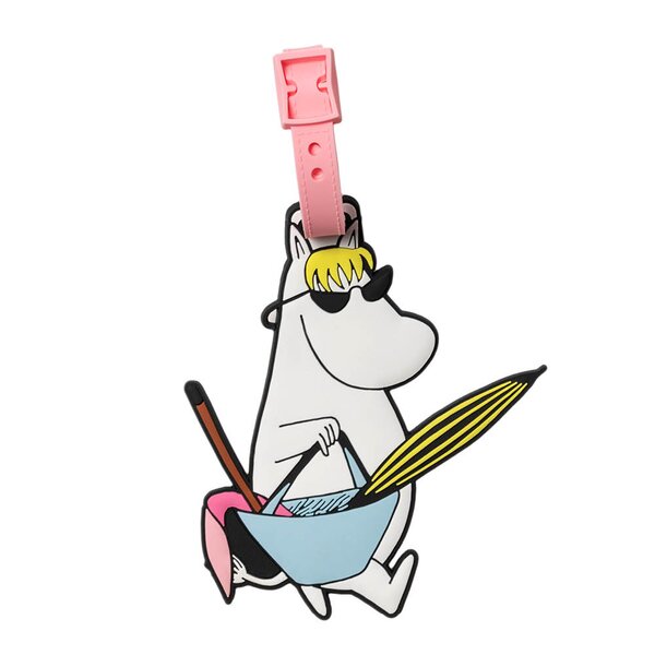 MoominArabia Mummi bagasjelapp 19 cm Snorkfrøken Ferieklar