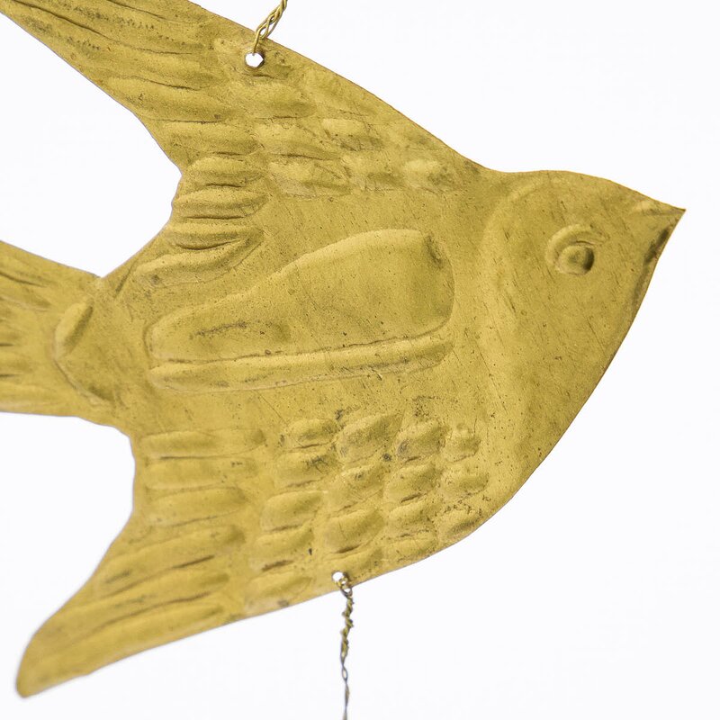 House Doctor Bird julepynt 3 stk antikk messing