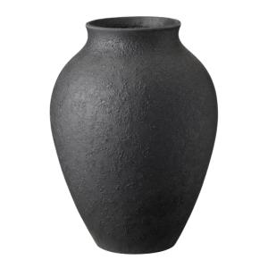 Knabstrup Keramik Knabstrup vase 20 cm svart