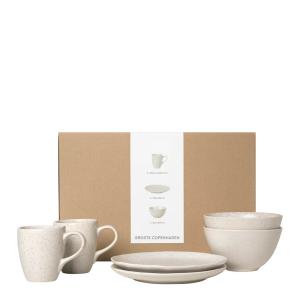 Broste Copenhagen Nordic Vanilla frokostsett 6 deler kremhvit