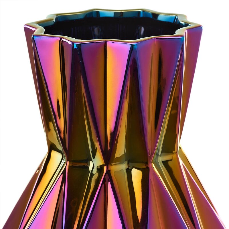 Pols Potten Oily Folds vase S 32 cm multi