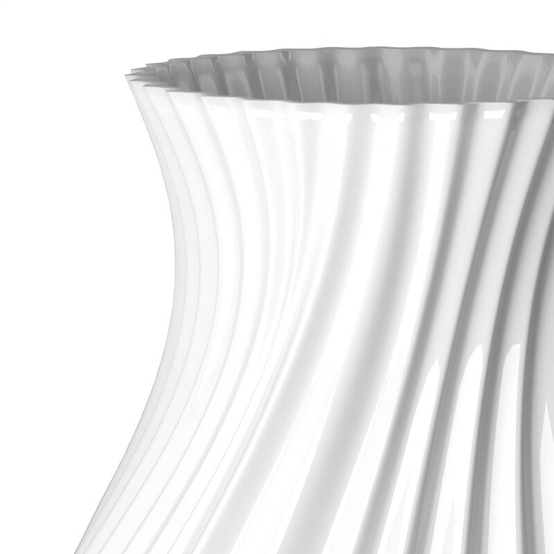 Lyngby Porcelæn Twist vase 25 cm hvit
