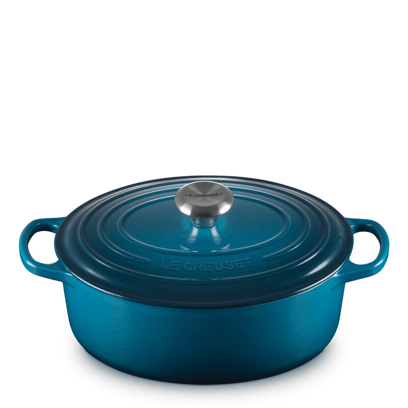 Le Creuset Oval gryte 4,1L deep teal