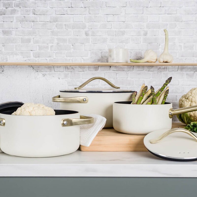 Modern House Ono grytesett 3 deler 1,5/3/4,4L krem/gull