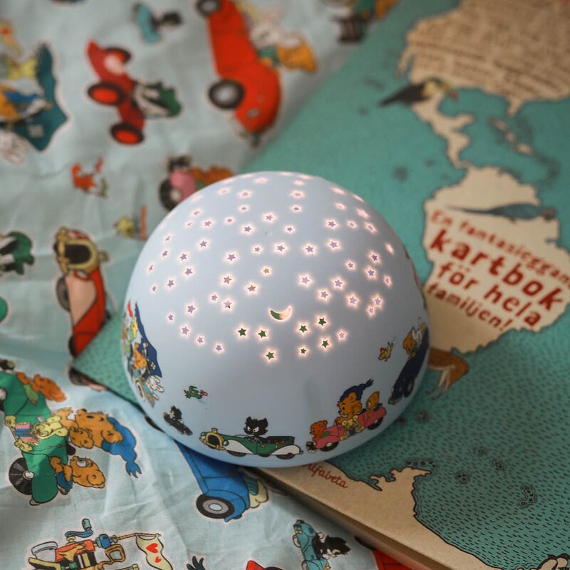 Rätt Start Bamse nattlys med stjernehimmel og musikk