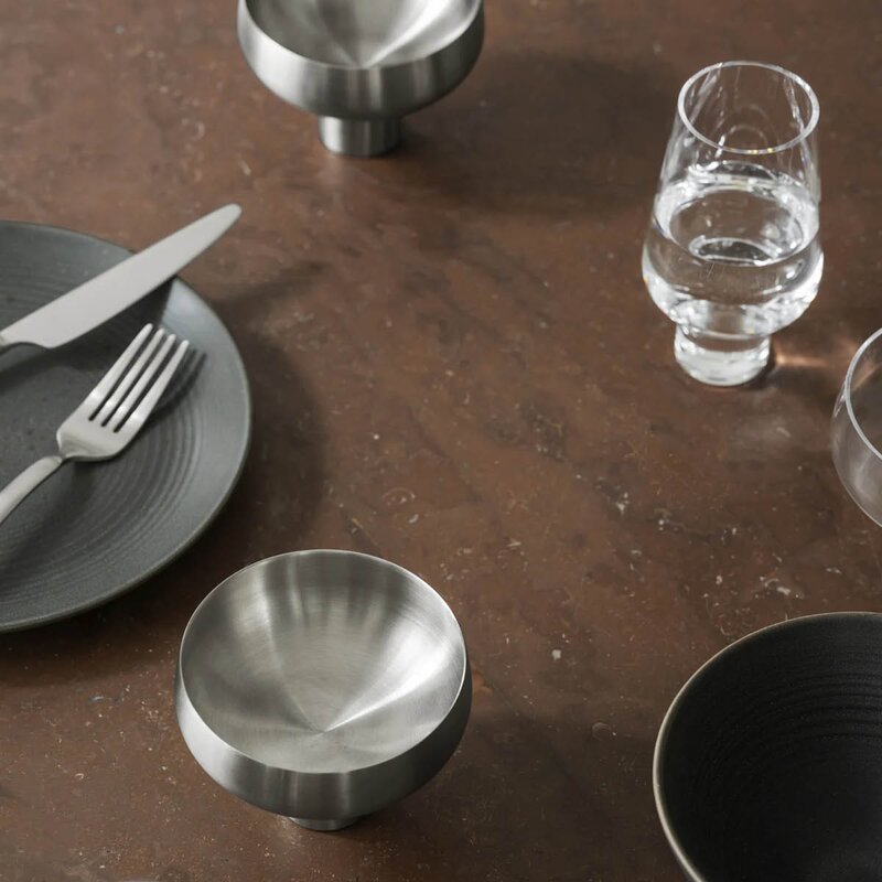 Blomus Koyoi champagneglass coupe stål 9 cl 2 stk