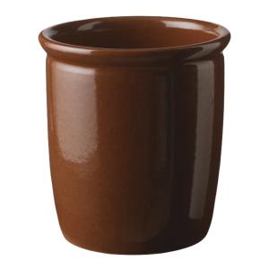 Knabstrup Keramik Syltekrukke 2L brun