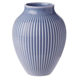 Knabstrup Keramik Vase riller 12,5 cm lavendel