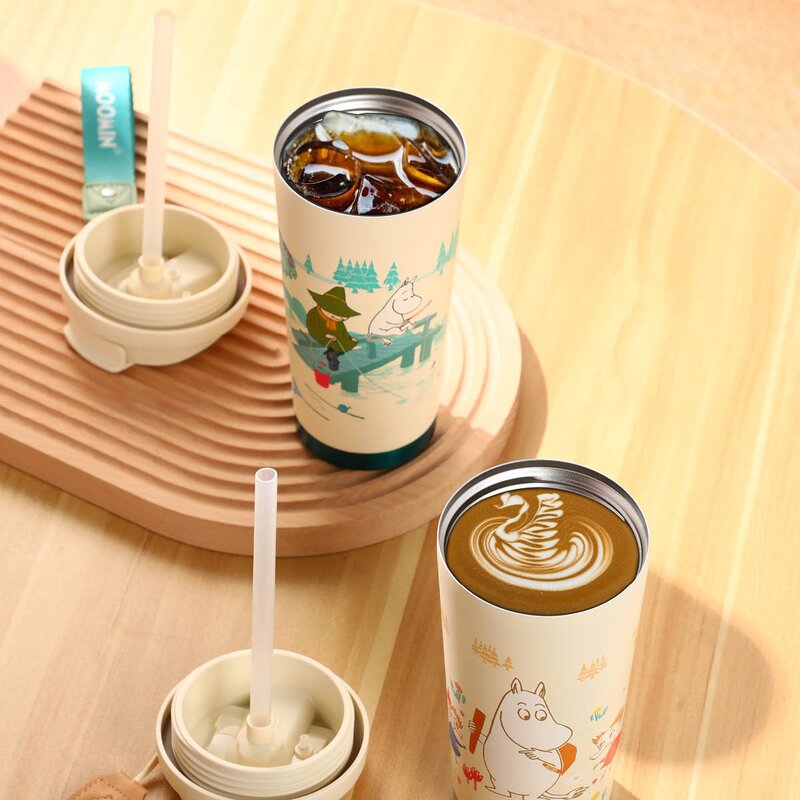 Moomin Mummi take-away termokopp 58 cl fisketur beige