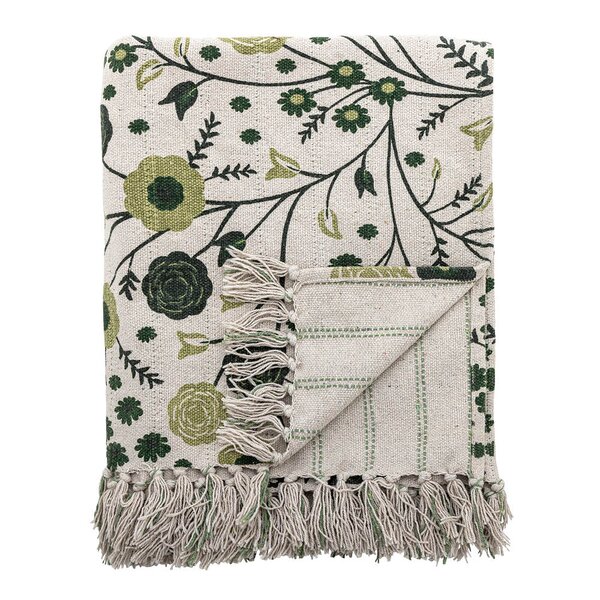 Bloomingville Eydis pledd 160x130 cm flerfarget