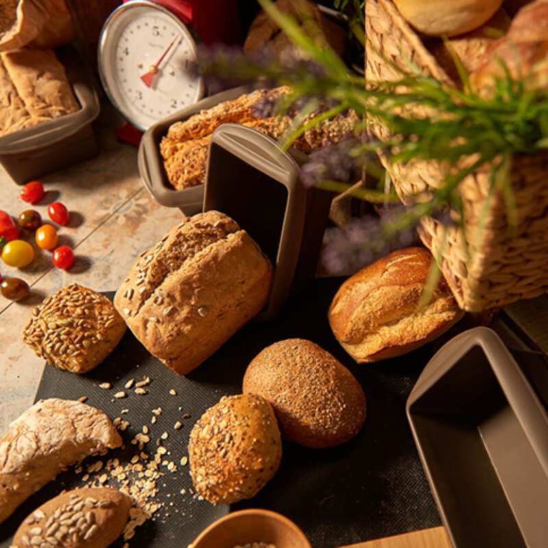 Lurch Flexiform brød-/kakeform 14,5 cm brun