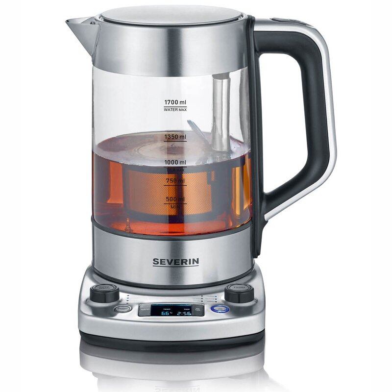 Severin Vannkoker med heis WK3422 3000W svart/sølv