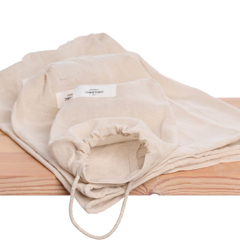 The Organic Company Matpose gjenbrukbar 3 stk stone