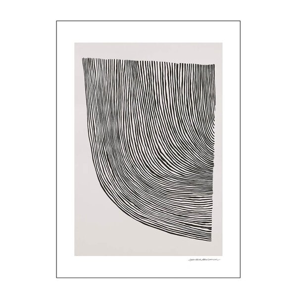 Poster & Frame The Poster Club x Leise Dich Abrahamsen poster 50x70 cm curves black