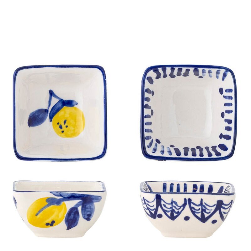 Creative Collection Maxima skål 8x8 cm 2 stk blå