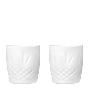Frederik Bagger Crispy Porcelain mini kopp 9,5 cl 2 stk hvit