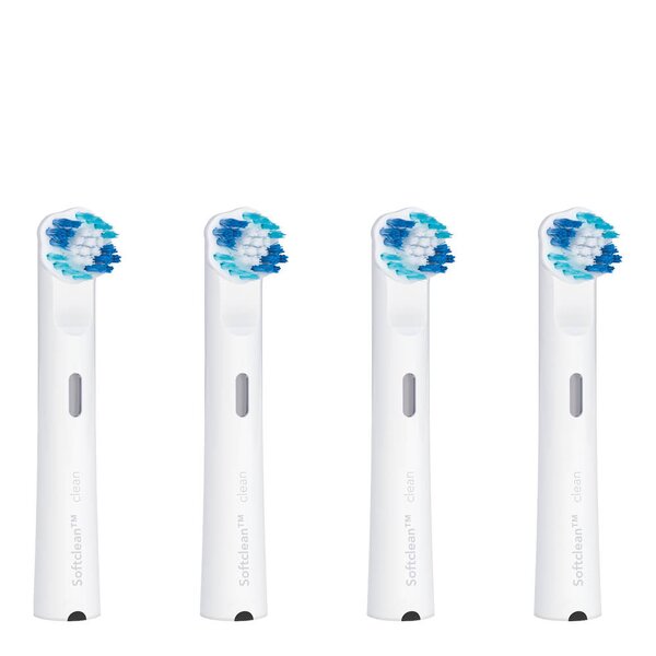 Jordan Clean Smile børstehode TBR-4C 4 stk hvit