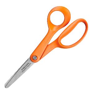 Fiskars First barnesaks 13 cm oransje