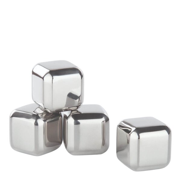 Innovine Isbiter i rustfritt stål 13,5x7,3 cm 4 stk