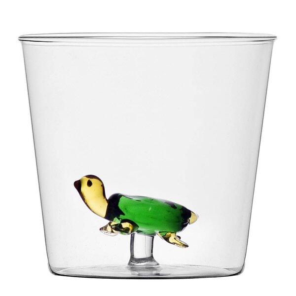 Ichendorf Milano Animal farm vannglass 35 cl grønn skilpadde