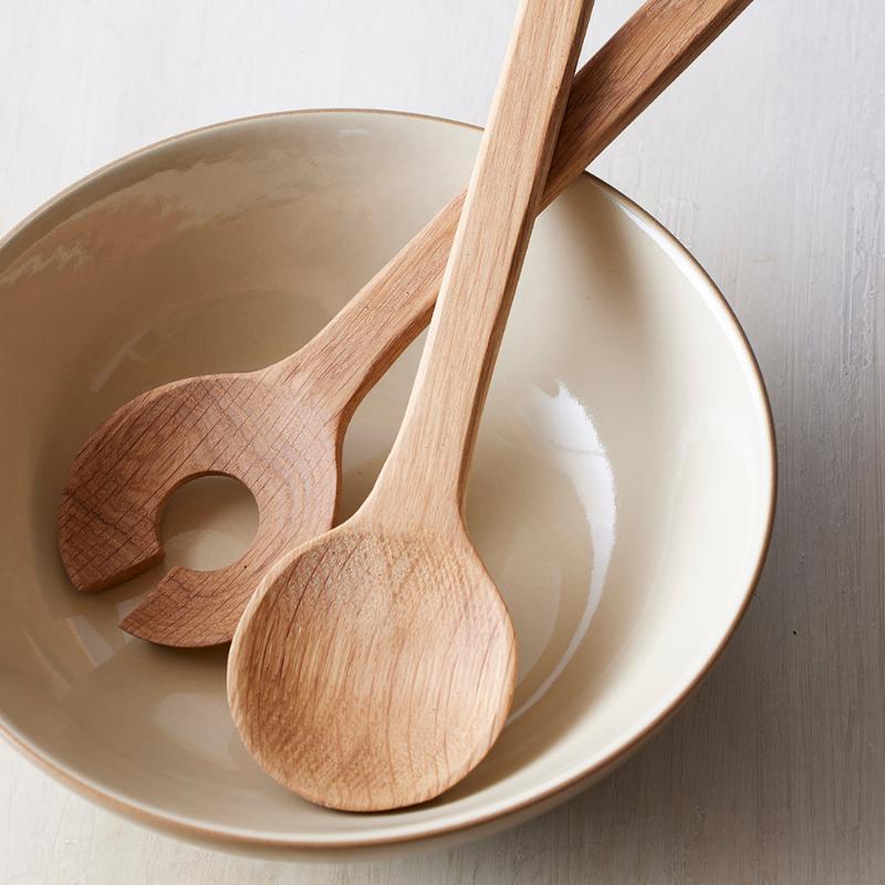 Bitz Wood salatbolle 24cm Wood/Sand 
