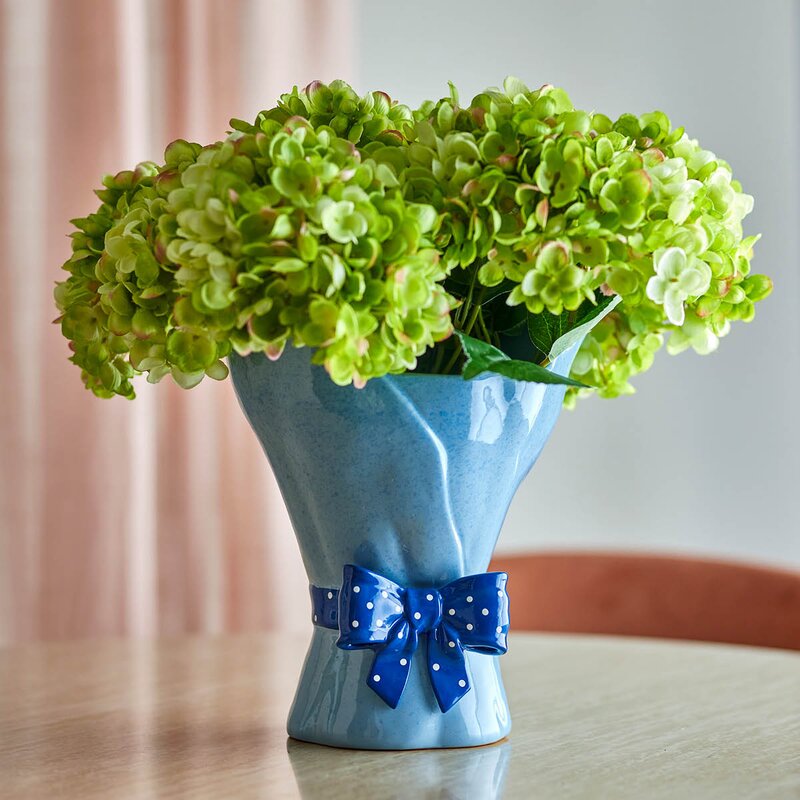 Bloomingville Belivia vase 28,5 cm blå