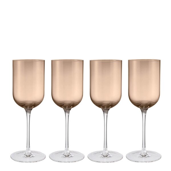 Blomus - Fuumi hvitvinsglass 31 cl 4 stk coffee