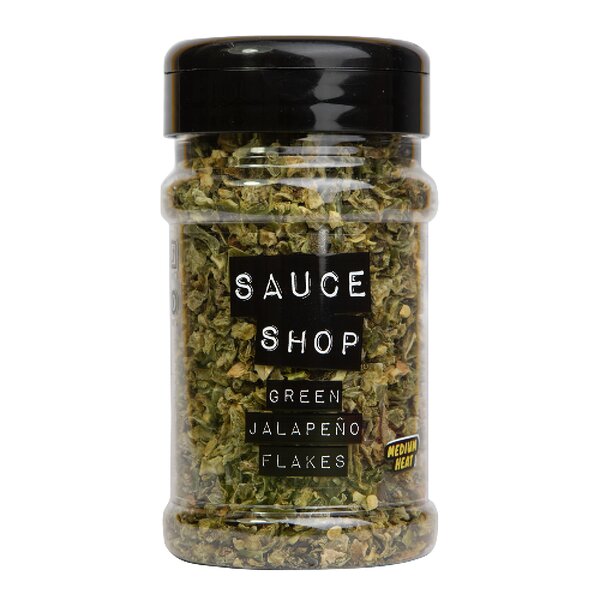 Sauceshop Tørket grønn jalapeno flak 50g 