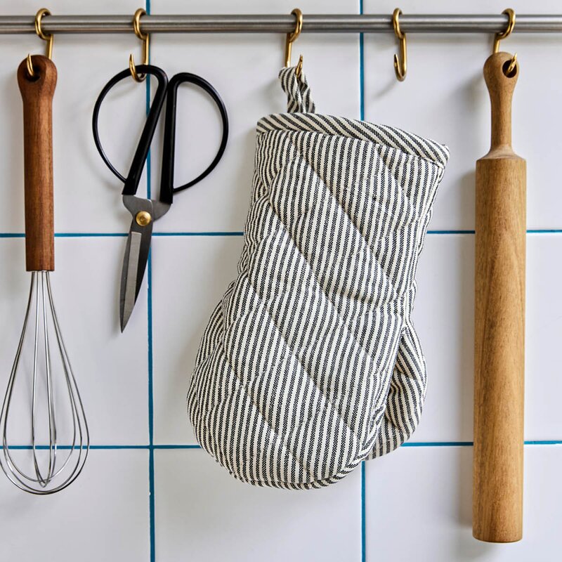 House Doctor Chef ovnvott 24x14 cm 2 stk mørkegrå