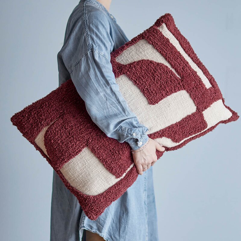 Bloomingville Pute Olica 60x40 cm rød