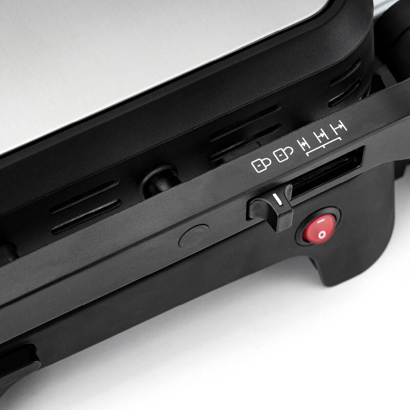 OBH Nordica SuperGrill grill 3-i-1 2000 W rustfritt stål