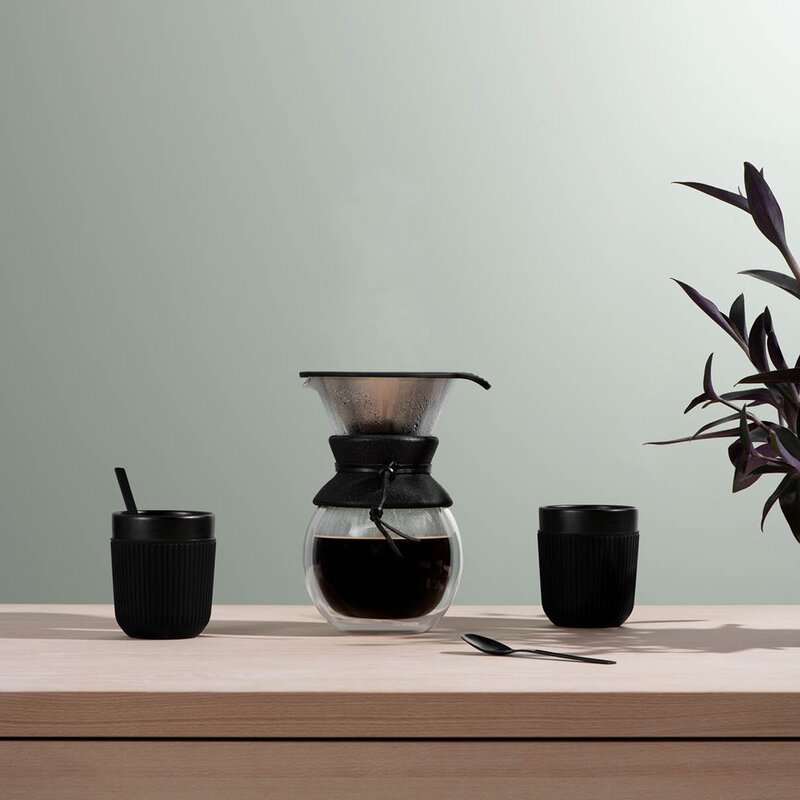 Bodum Pour over kaffebrygger 1L svart